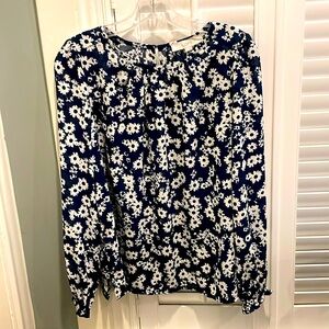 LOFT floral blouse NWT